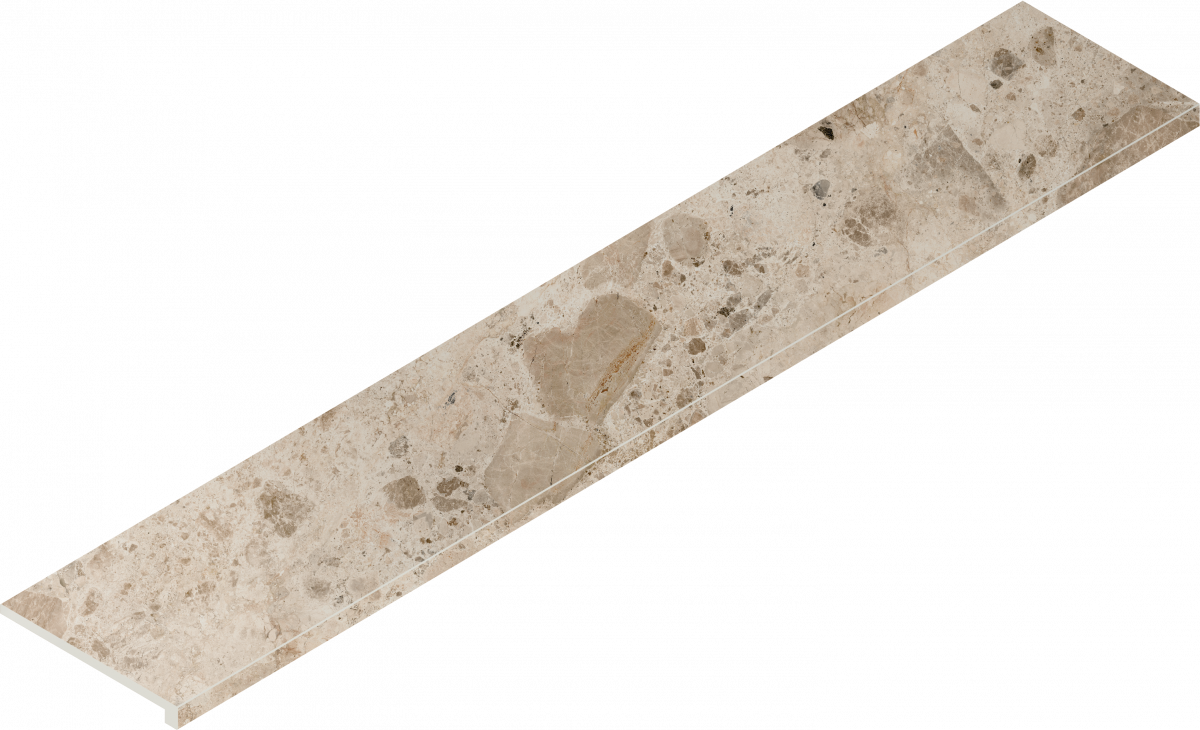 Scalino Frontale Stone Beige 33x160