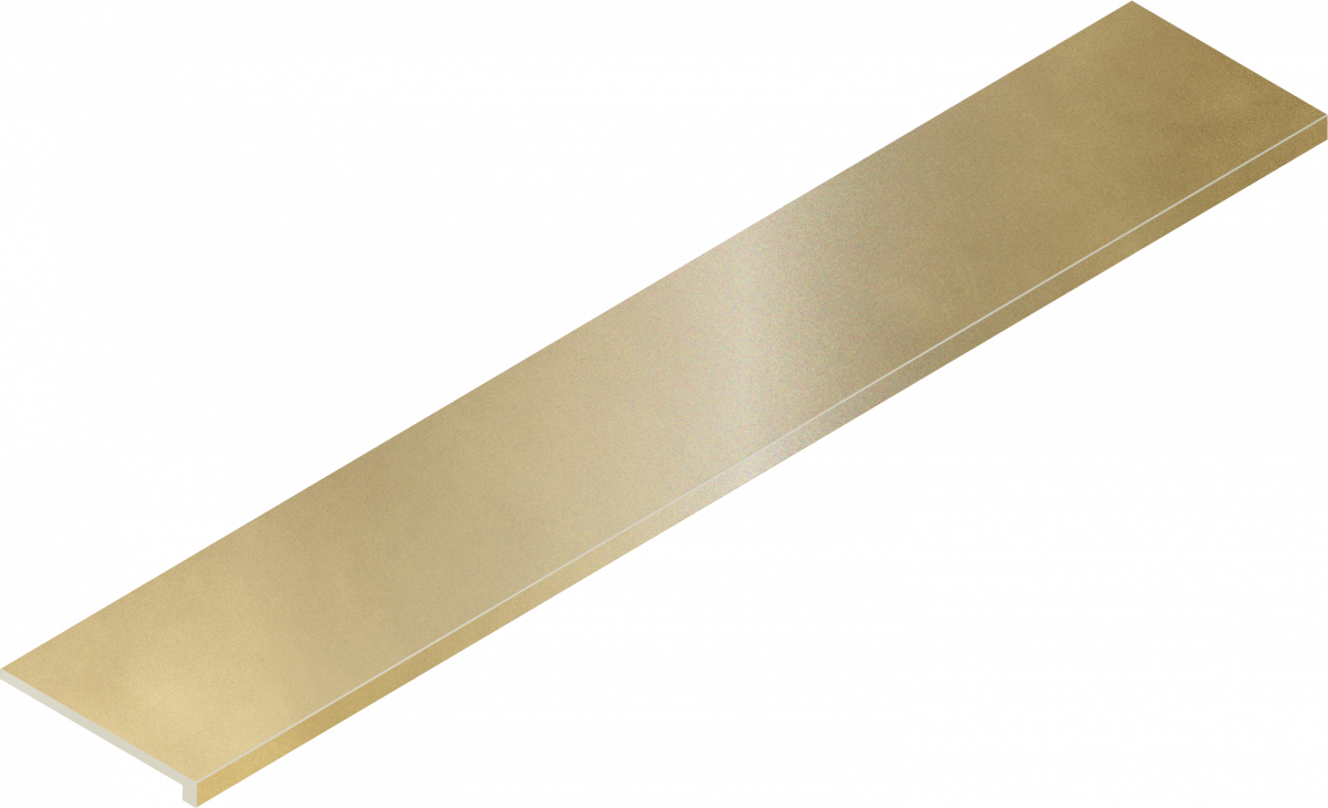 Scalino Frontale Brass Gold 33x160