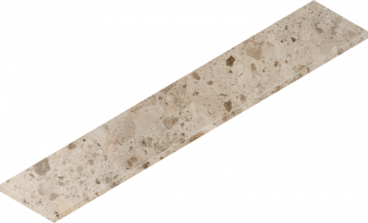 Scalino Angolare Sx Stone Beige 33x160