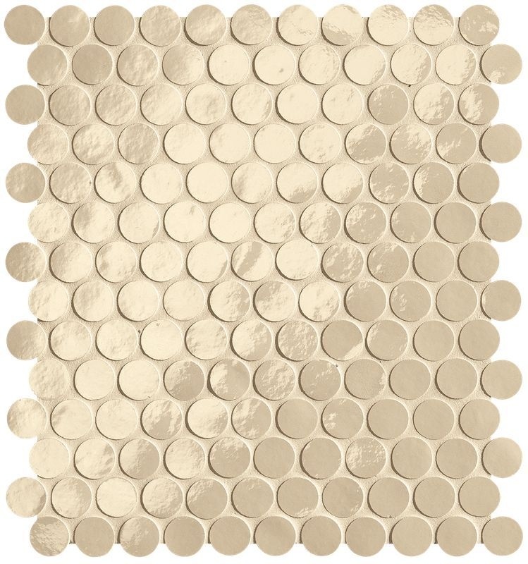 Beige Round Mosaico 29.5x32.5