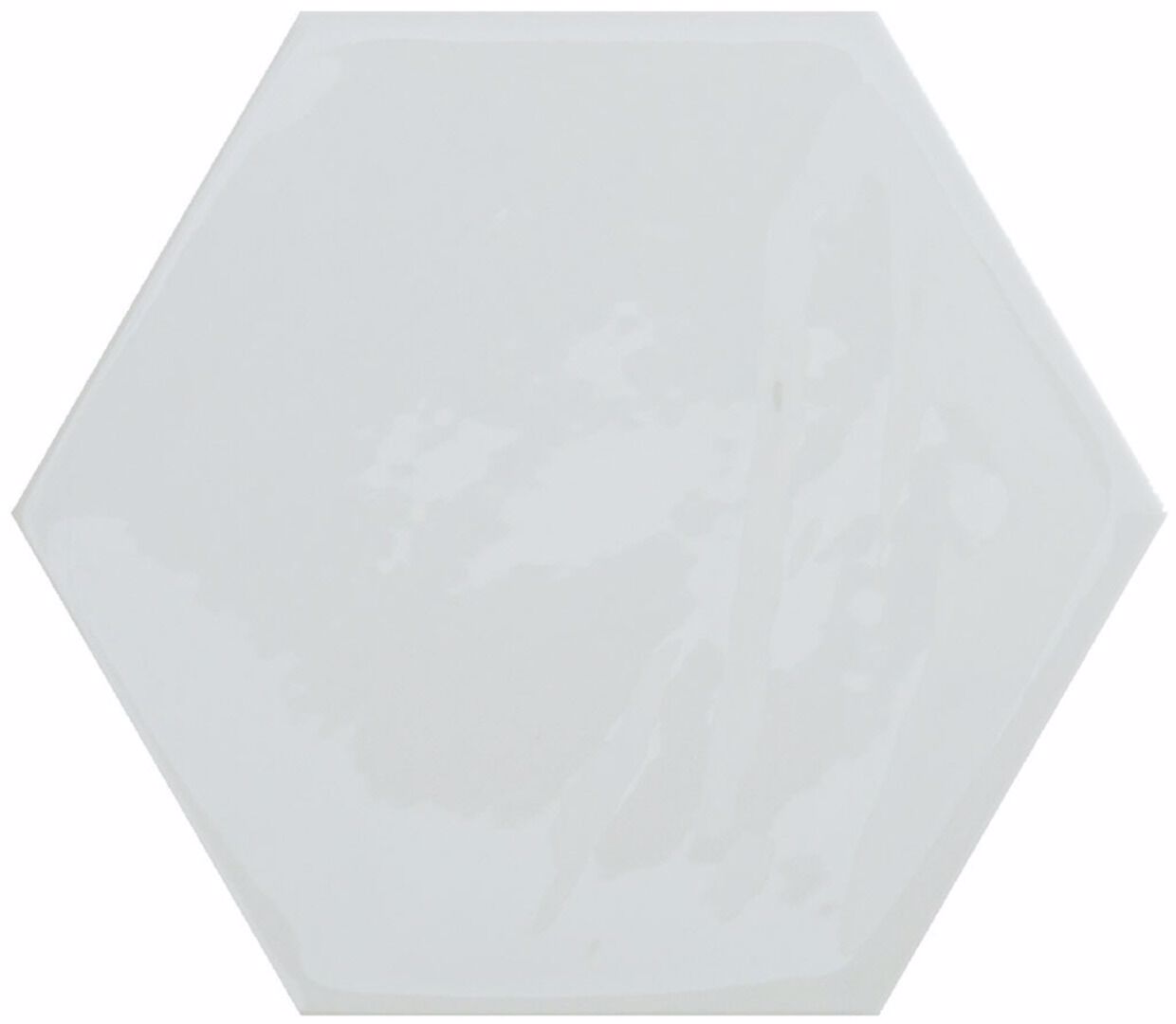 Hexagon White 16x18