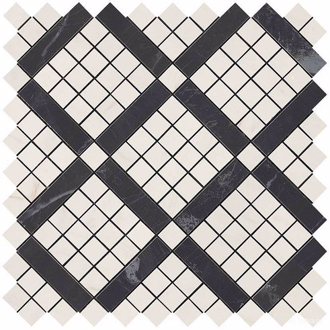 Cremo Mix Diagonal Mosaic 30.5x30.5
