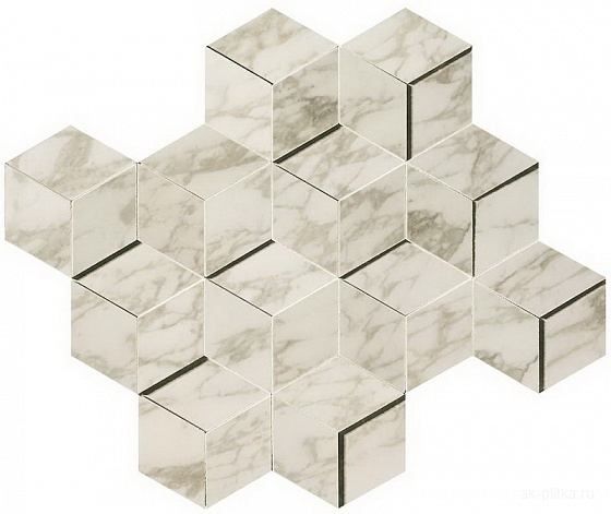 Royal Calacatta Mosaico 3D 30,5x26,4