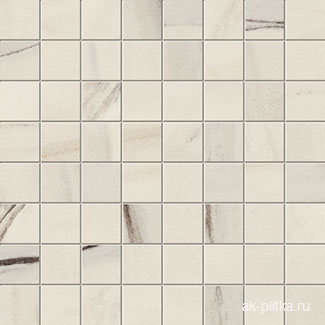 Bianco Fantastico Mosaico Matt 30x30