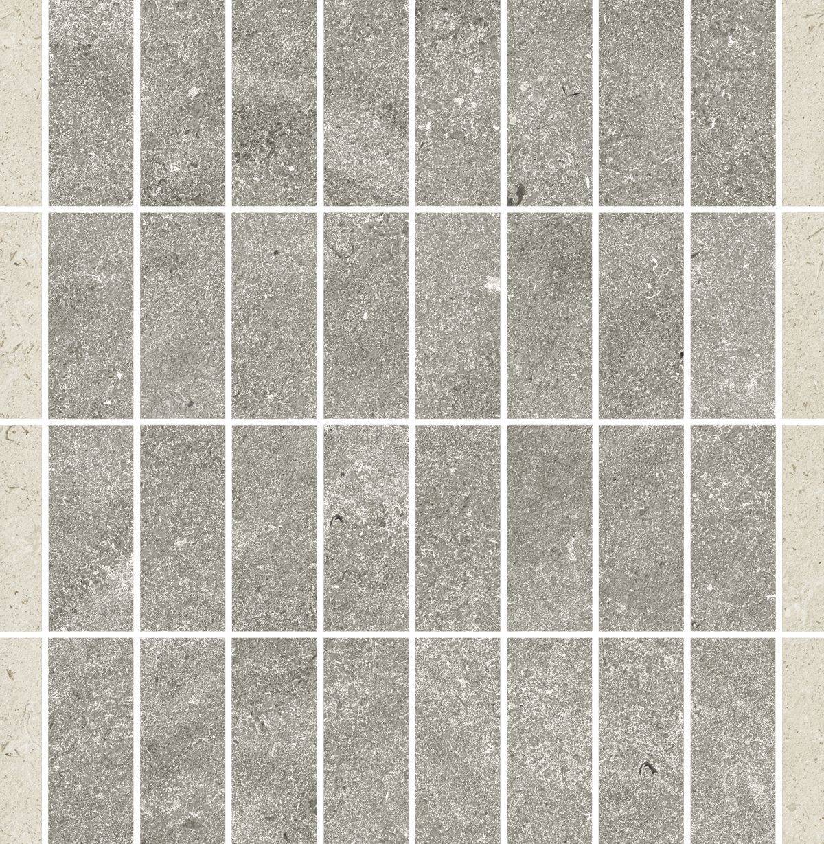Stone Grey Mosaico Streets Nat Ret 31.3x31.3