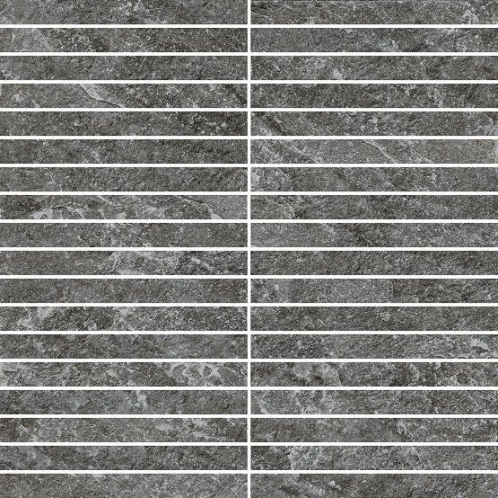 GRAPHITE MOSAICO STRIP 30x30