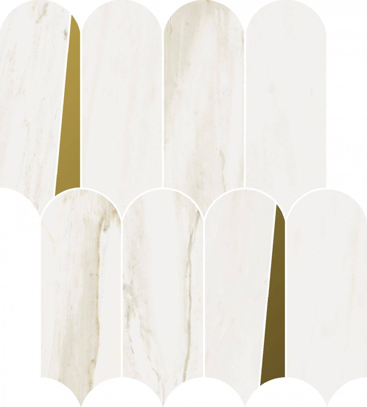 Carrara Ivory Mosaico Elegant 32,5x36,1