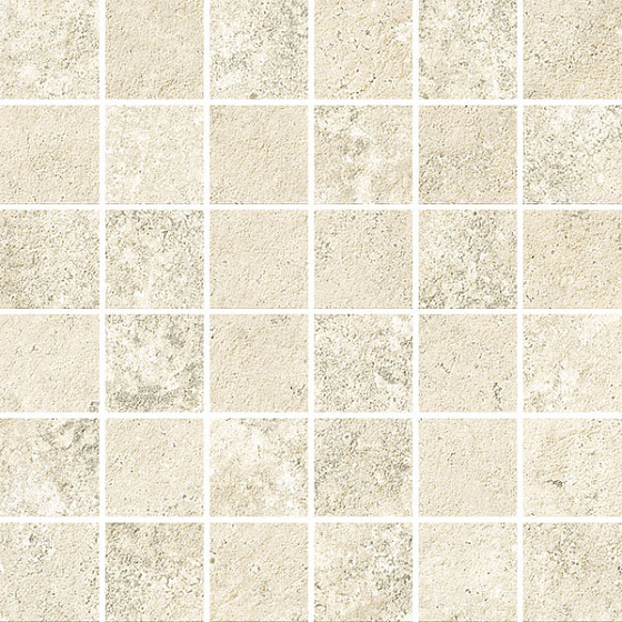 Mosaico Bianco Cross Cut 9mm 30x30