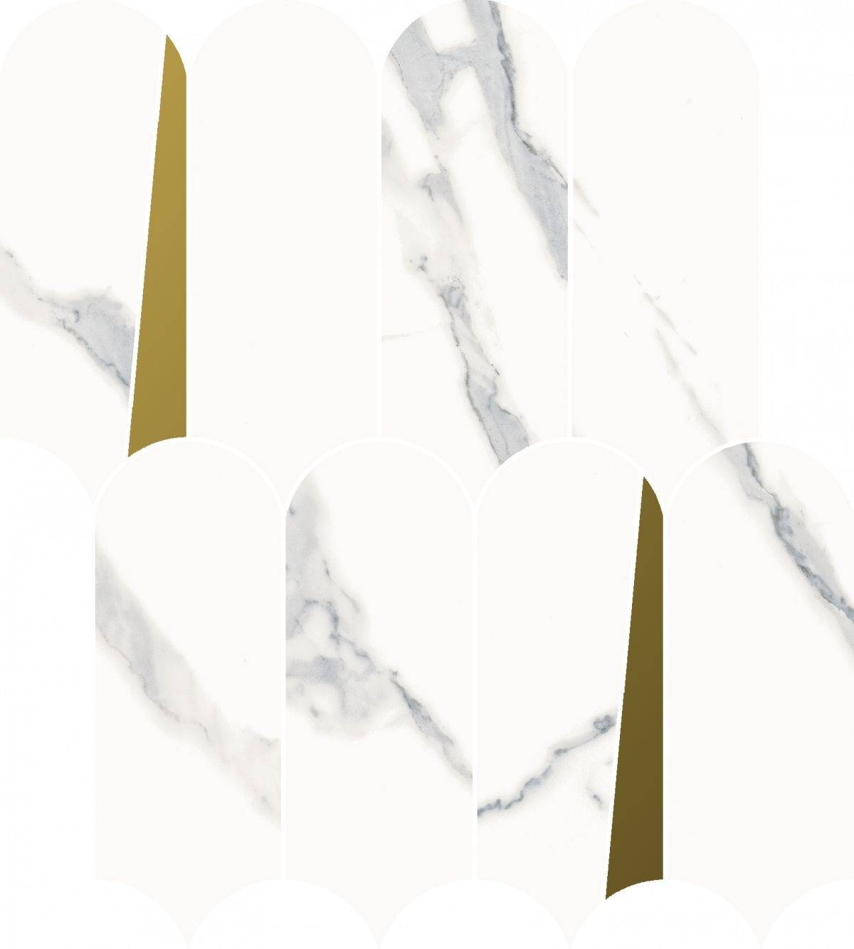 Statuario White Mosaico Elegant 32,5x36,1