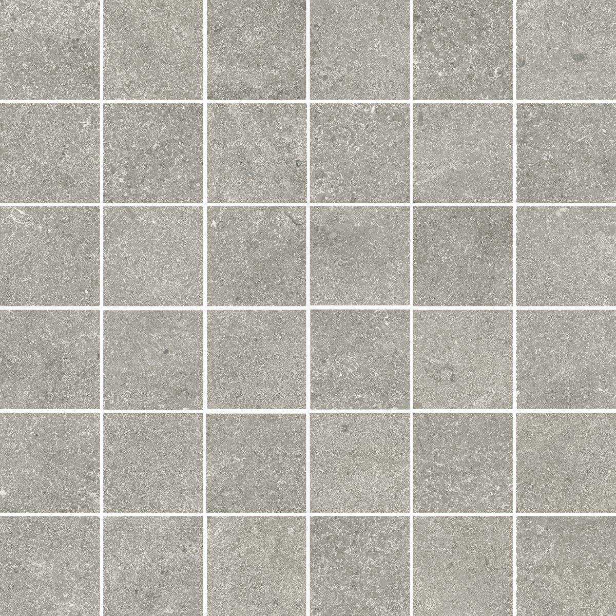 Stone Grey Mosaico Nat Ret 30x30