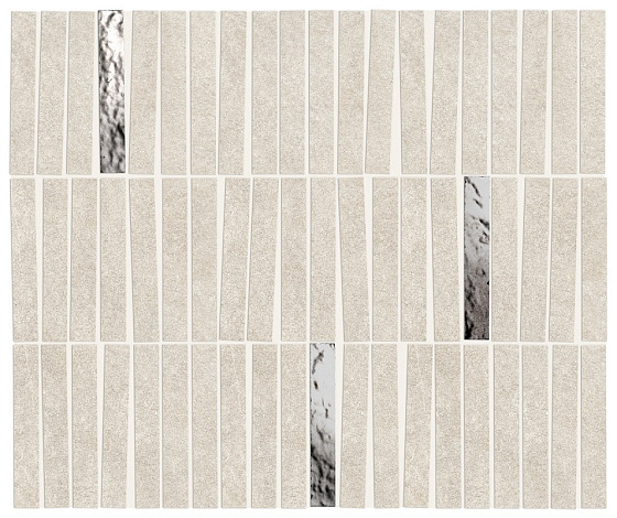 White Mosaico Domino Lux 35x29,2