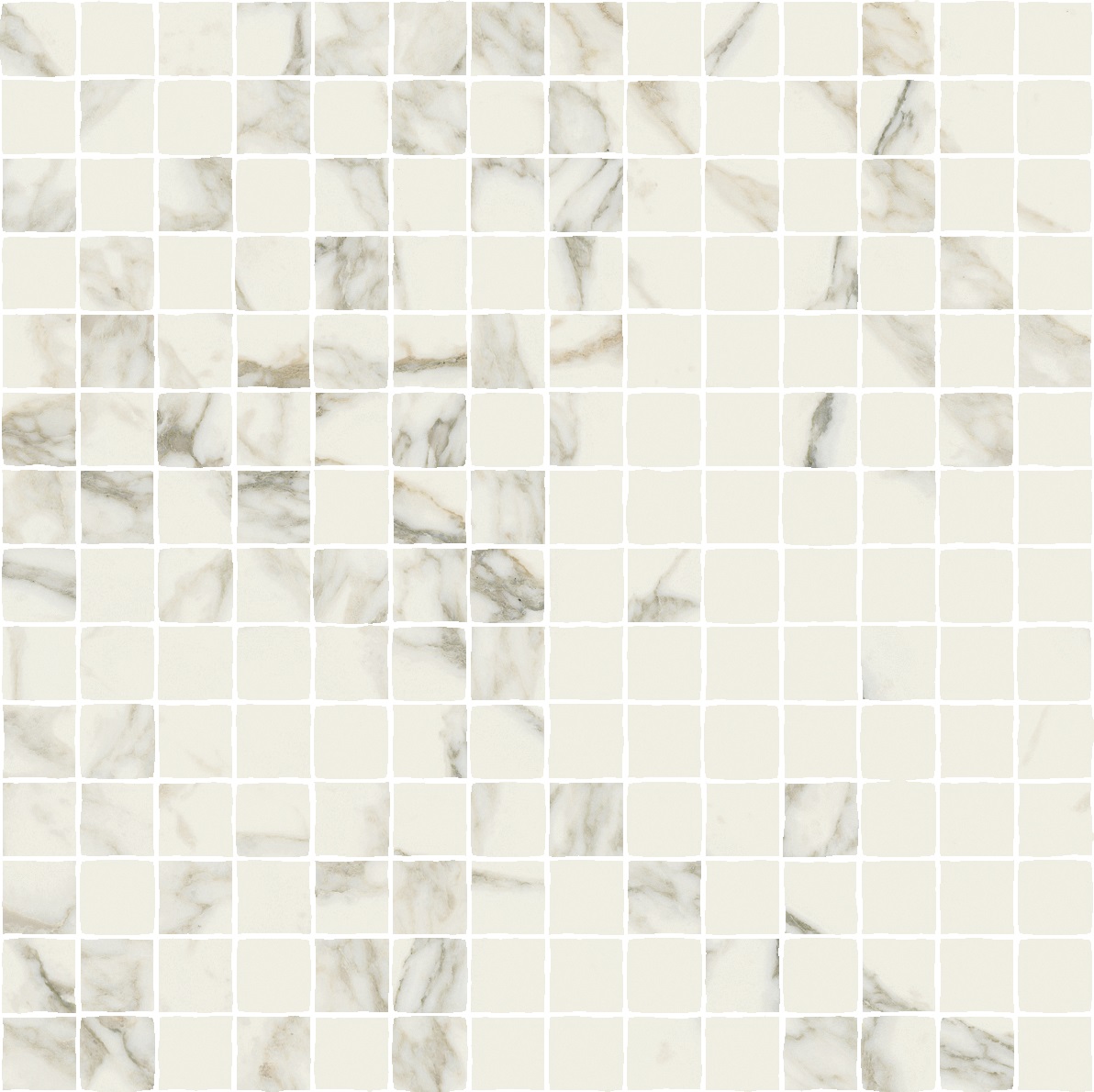 Arabescato White Mosaico Split Cerato 30x30