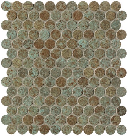 Deco Rust Round Mosaico 29.5x32.5