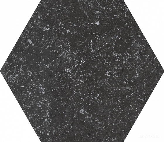Hexagon Black 25,4x29,2