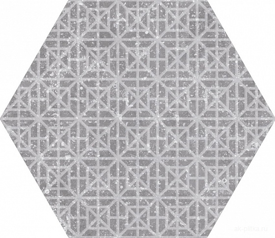 Hexagon Melange Grey 25,4x29,2