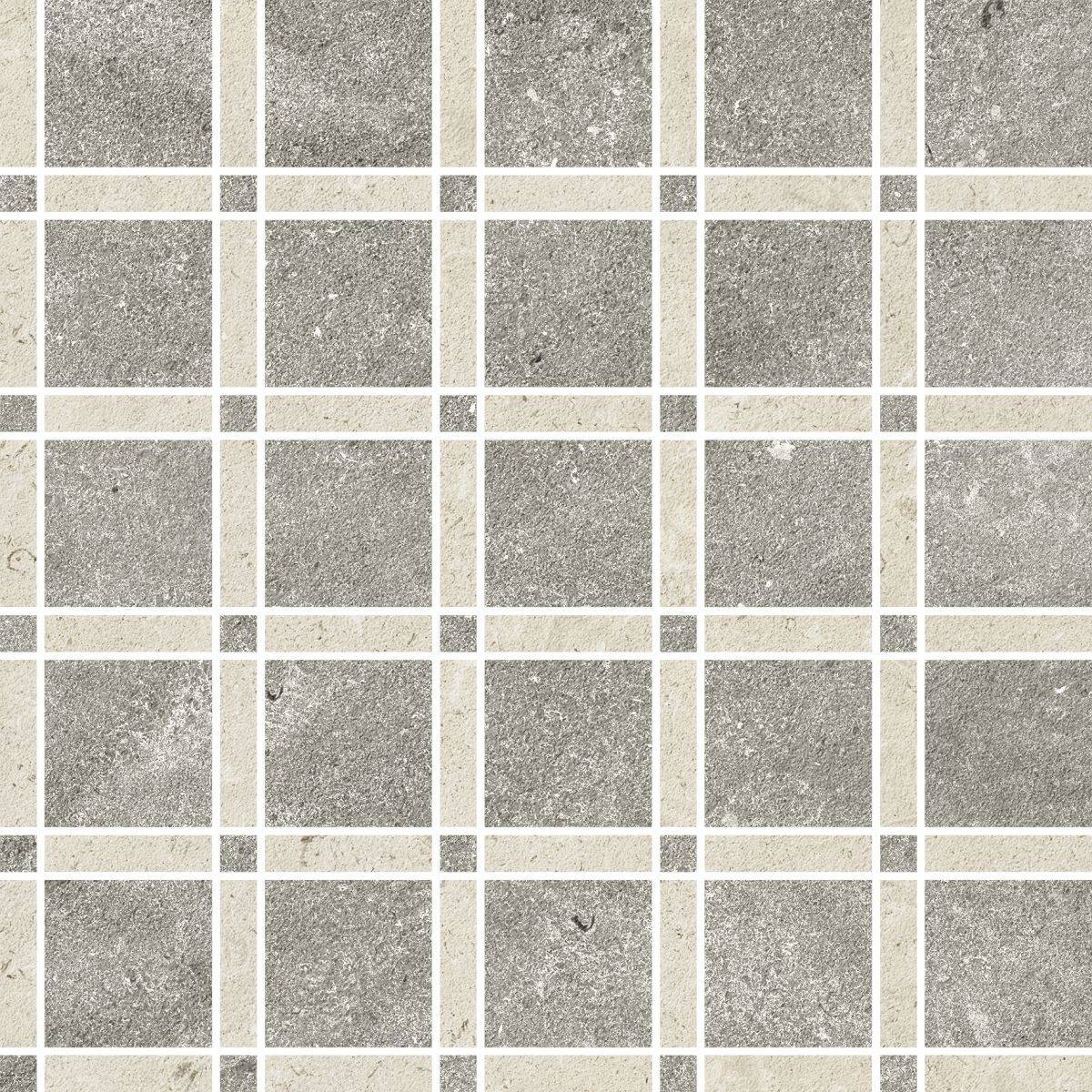 Stone Grey Mosaico Vertigo Nat Ret 31.3x31.3