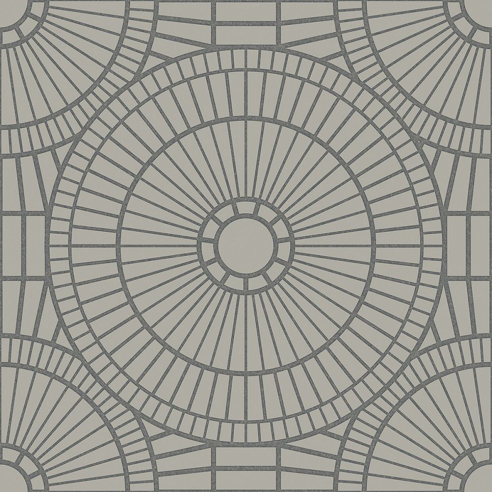 Dec. Libr. Hypnotic Owl Titanium 60x60