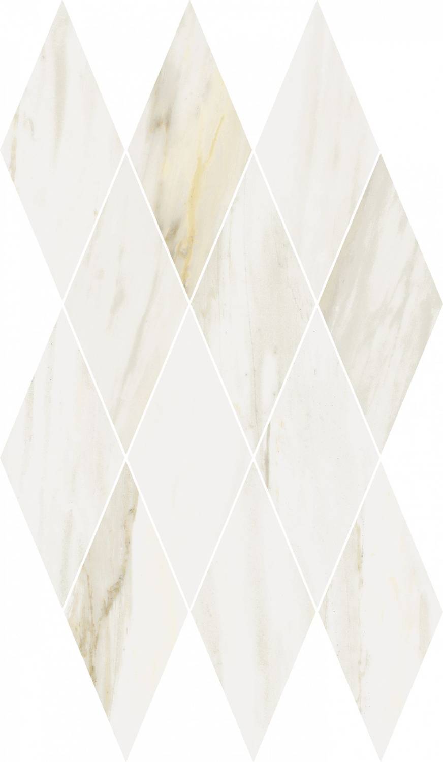 Carrara Ivory Mosaico Diamond 28x48