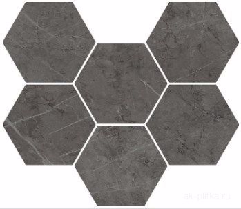 Hexagon Antracite 25x29