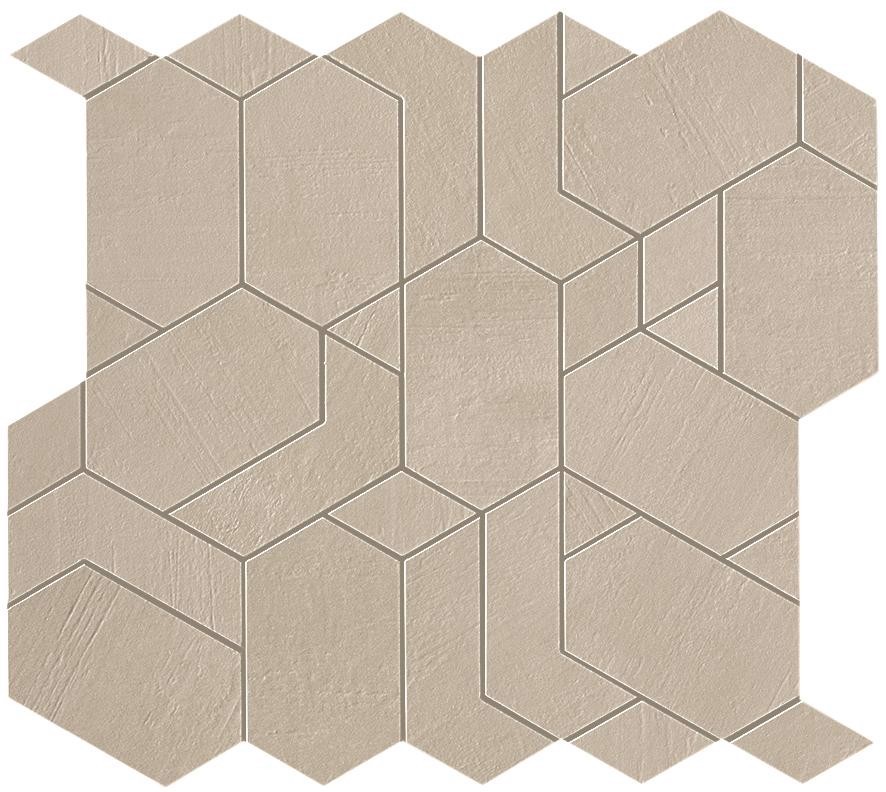 Cream Mosaico Shapes 31x33,5