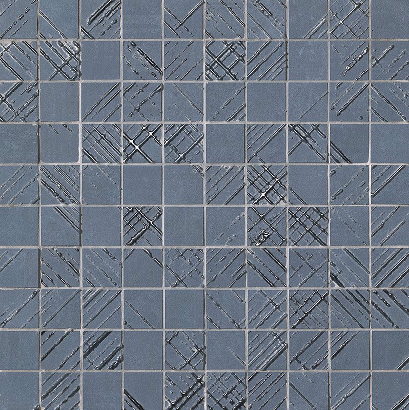 Metal Blue Silver Mosaico 30,5x30,5