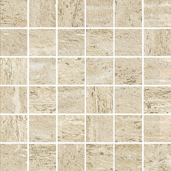 Mosaico Beige Vein Cut 9mm 30x30