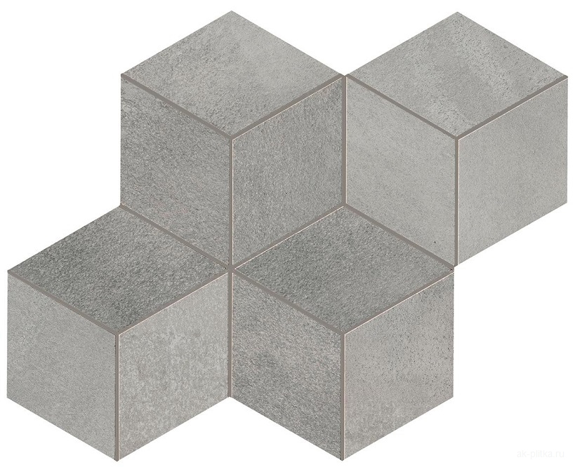 Aluminium Mosaico Esagono Matt 35,2x30,5
