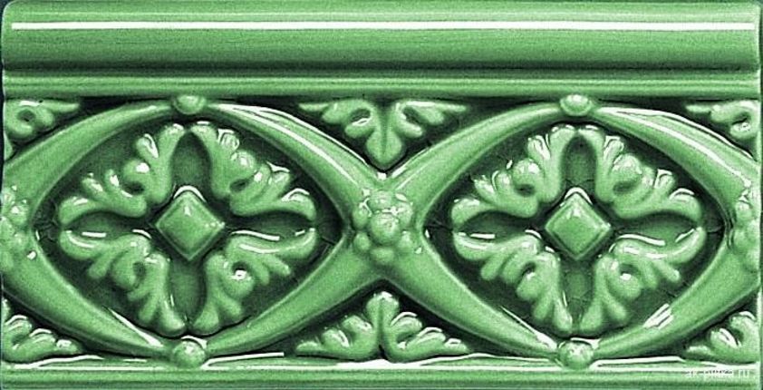Relieve Bizantino C.C Verde Oscuro 7,5x15