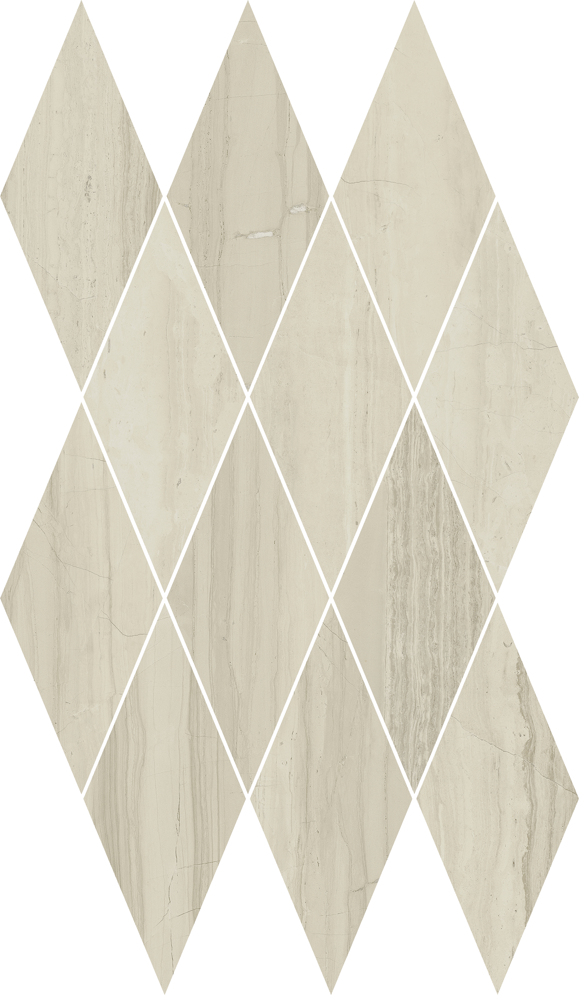 Silk Grey Mosaico Diamond 28x48
