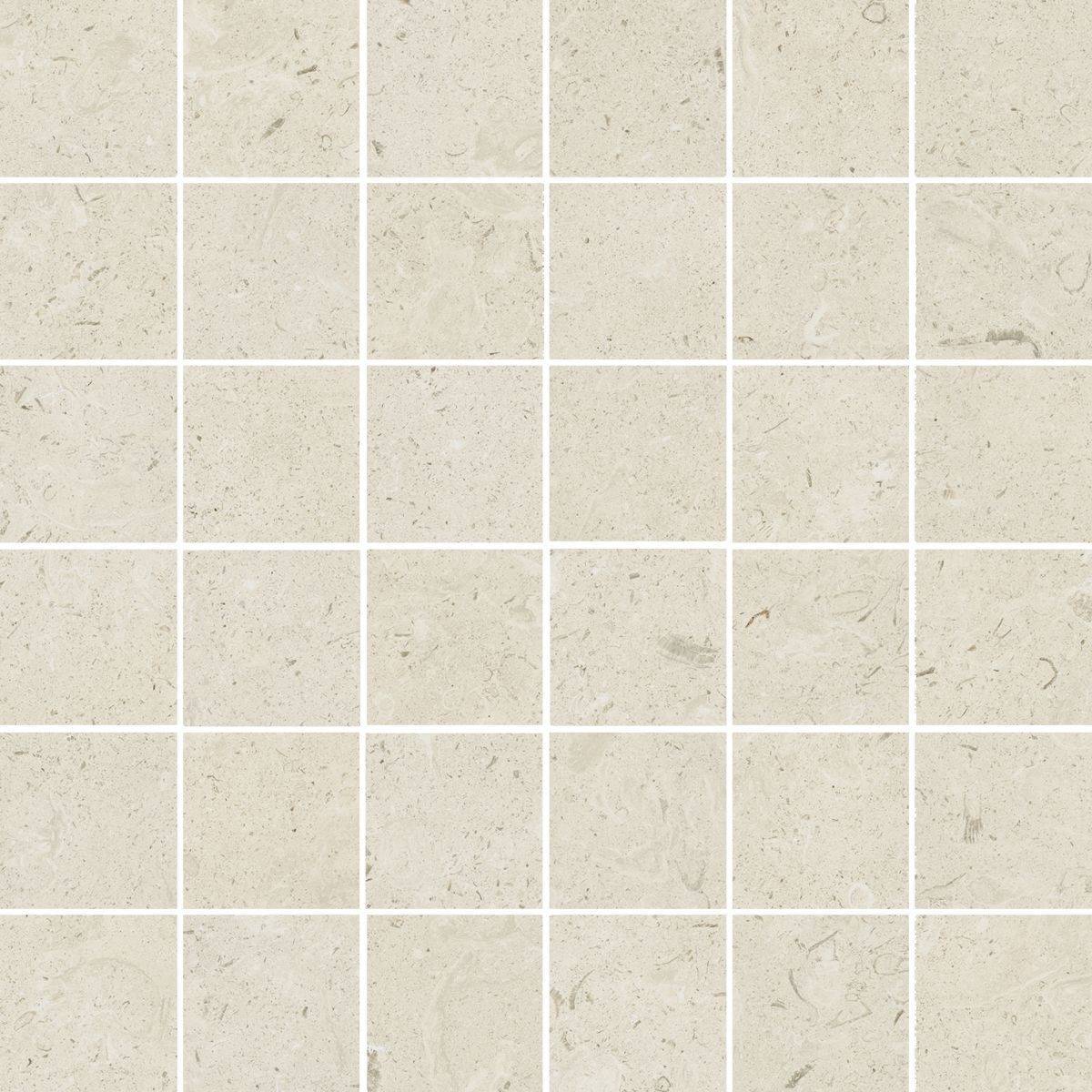 Stone White Mosaico Nat Ret 30x30
