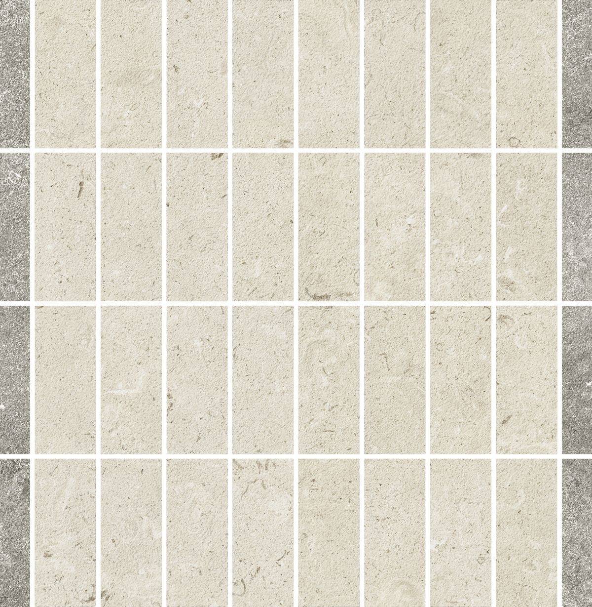Stone White Mosaico Streets Nat Ret 31.3x31.3