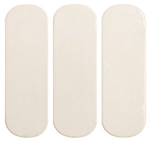 Oval White Gloss 5,2x16