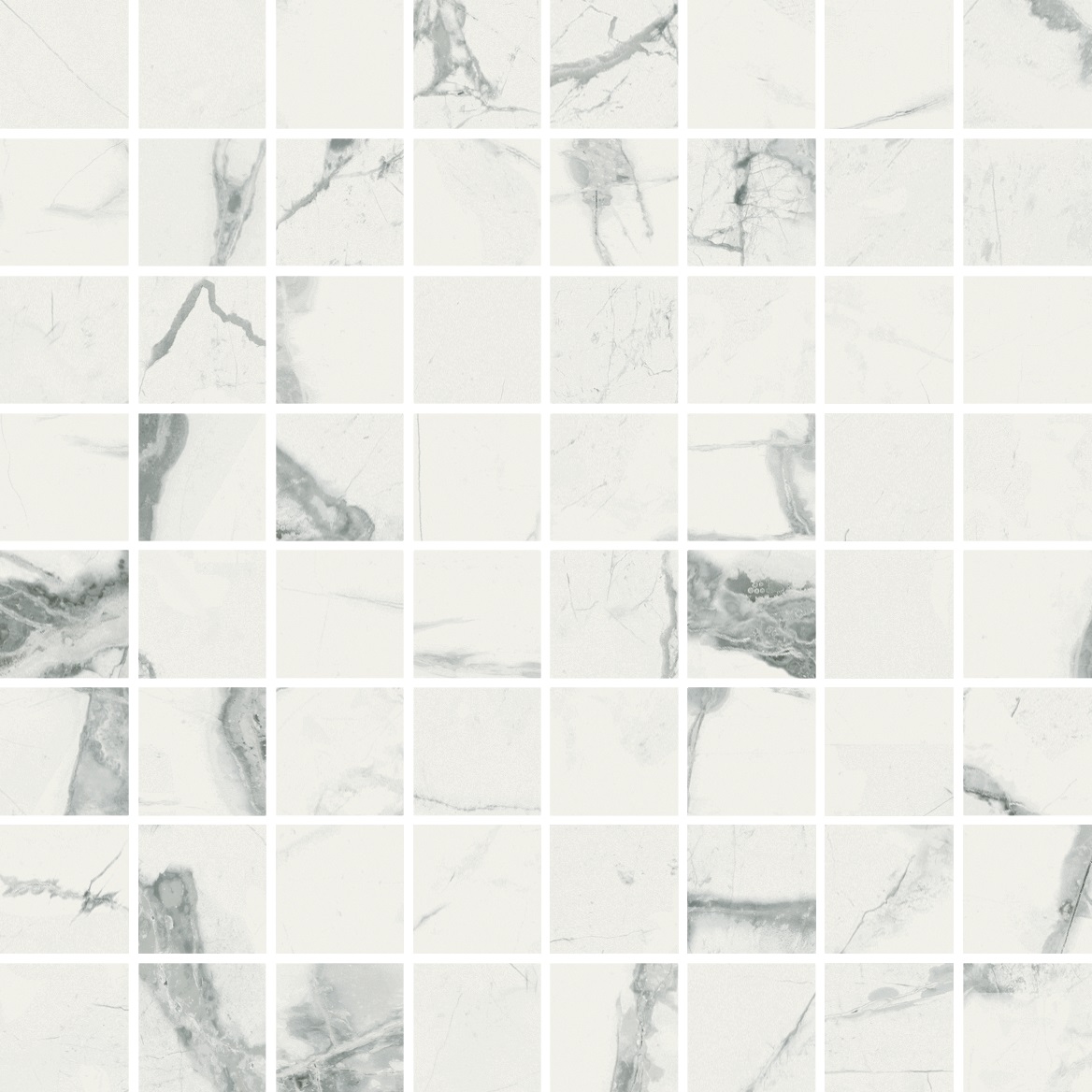 Invisible White Mosaico Lux 29,2x29,2