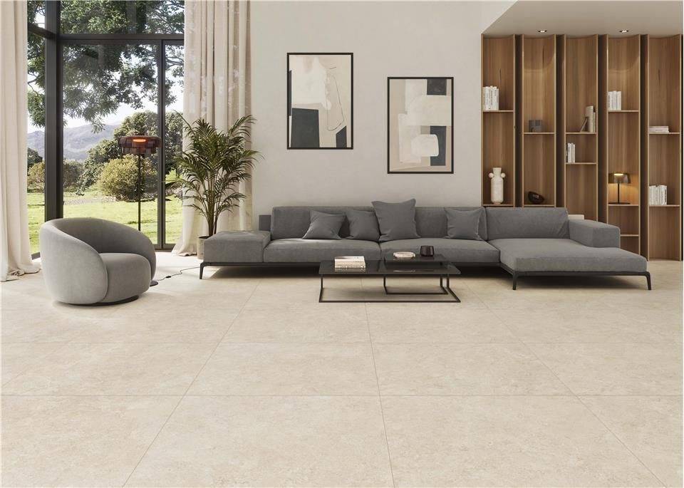 Groove Ivory Mt Rect 60x120