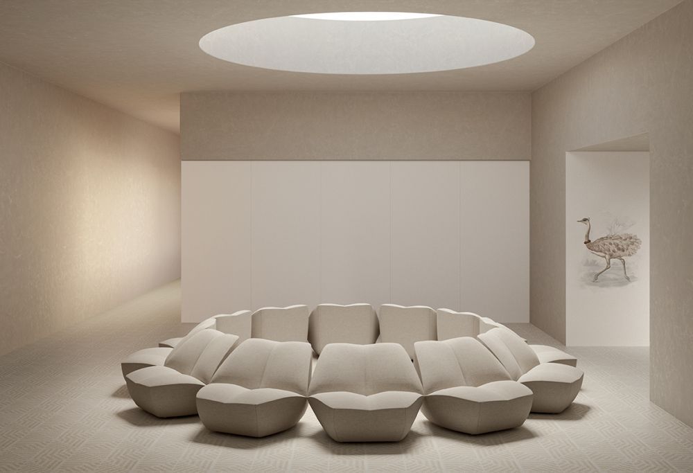 Dec. Libr. Plumage Heron 60x120