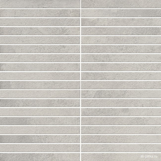 Silver Mosaico Strip 30x30
