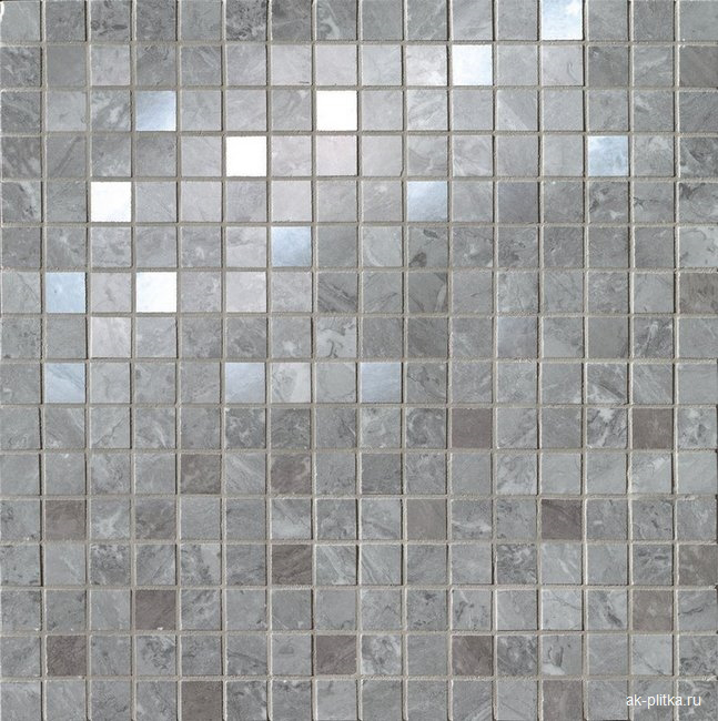 Grigio Superiore Brillante Mosaico 30,5x30,5