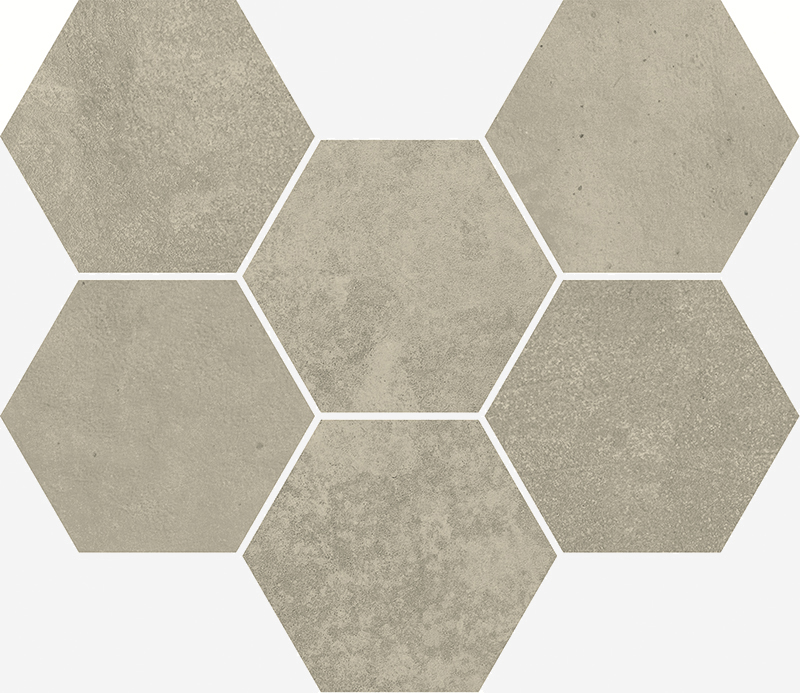 Mosaico Hexagon Greige 25x29
