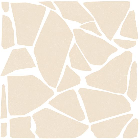 Crock Mosaic Ivory 40x40