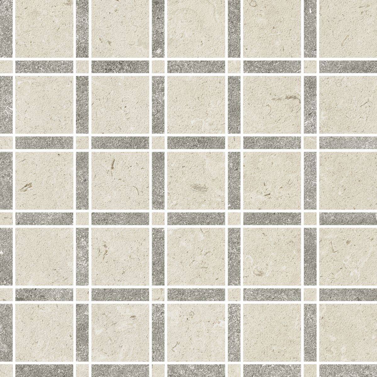 Stone White Mosaico Vertigo Nat Ret 31.3x31.3
