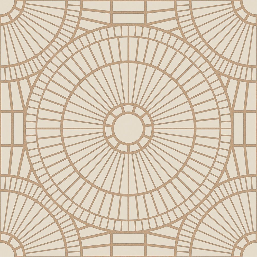 Dec. Libr. Hypnotic Owl Gold 60x60