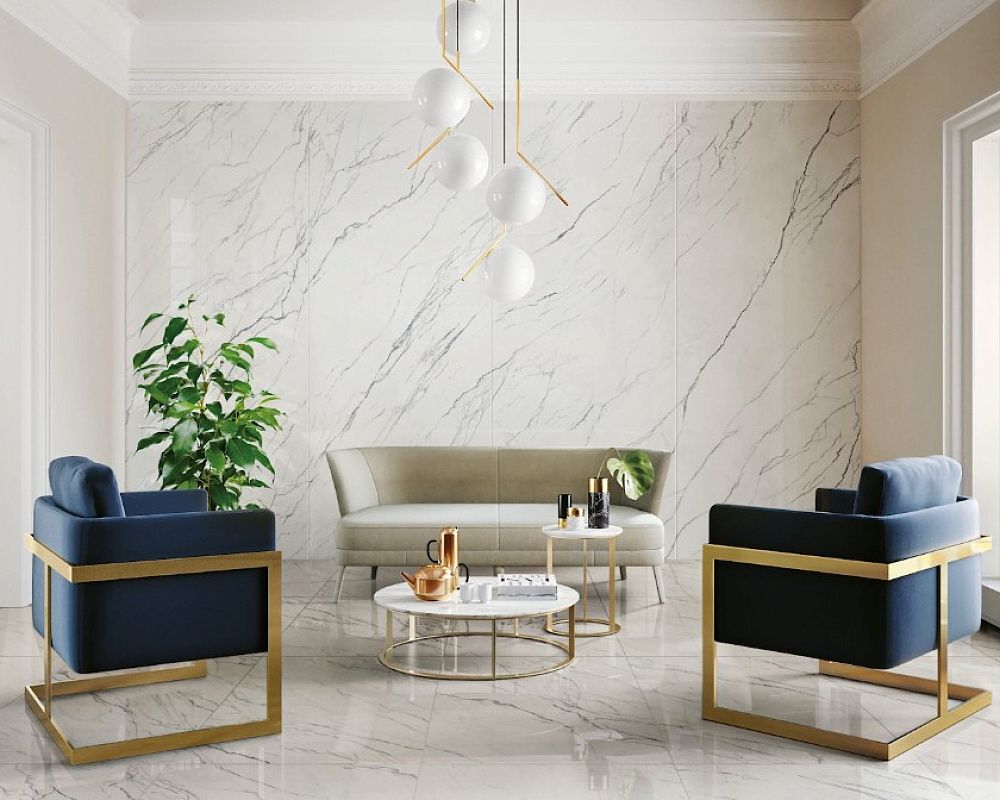 Panda White Mat Rett 120x120