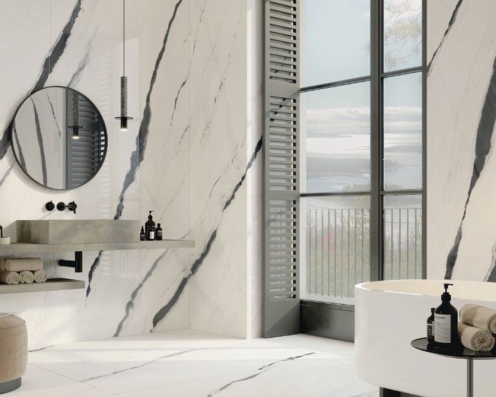 Panda White Mat Rett 120x120