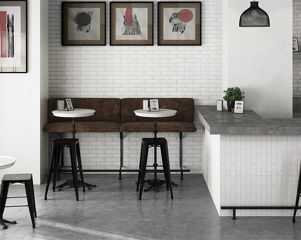 Hexagon Black 25,4x29,2