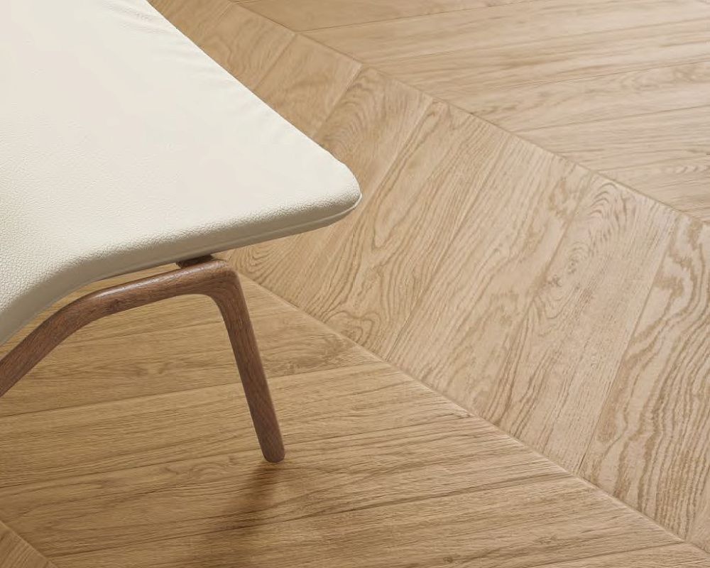 Chevron Ecru 11x54