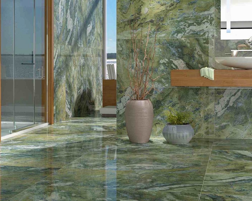 Rain Forest Green Polished Rec. 60x120