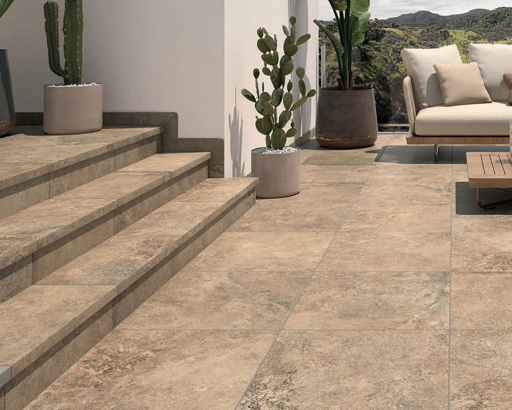 Gris Anti-Slip Recto 31,5x120