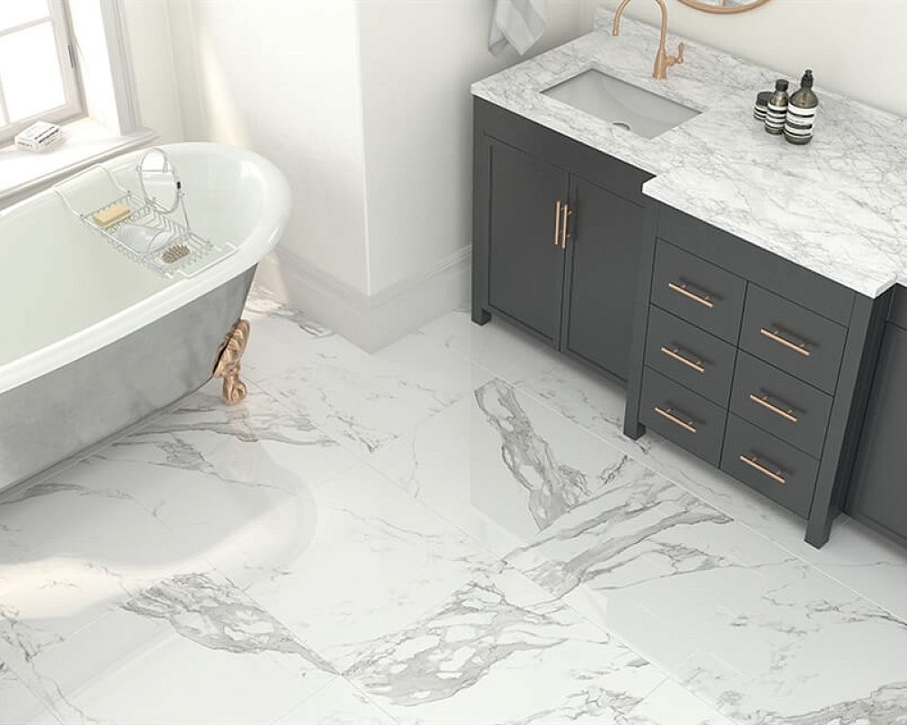 WHITE POLISHED REC 60x120