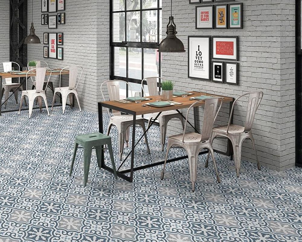 Marina Blue Pre-Cut 45x45