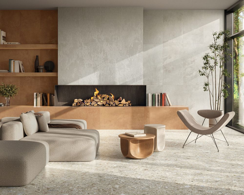 Electron Damask Naturale 60x120